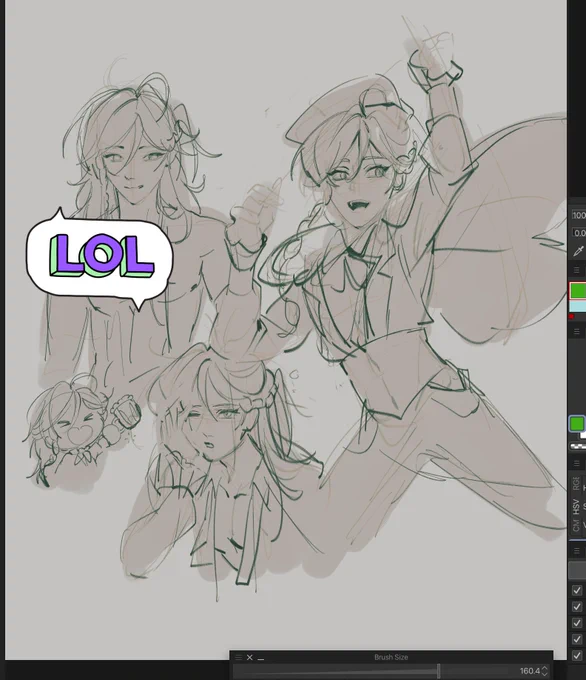 Thoughts on long hair Venti? 👁👁 
