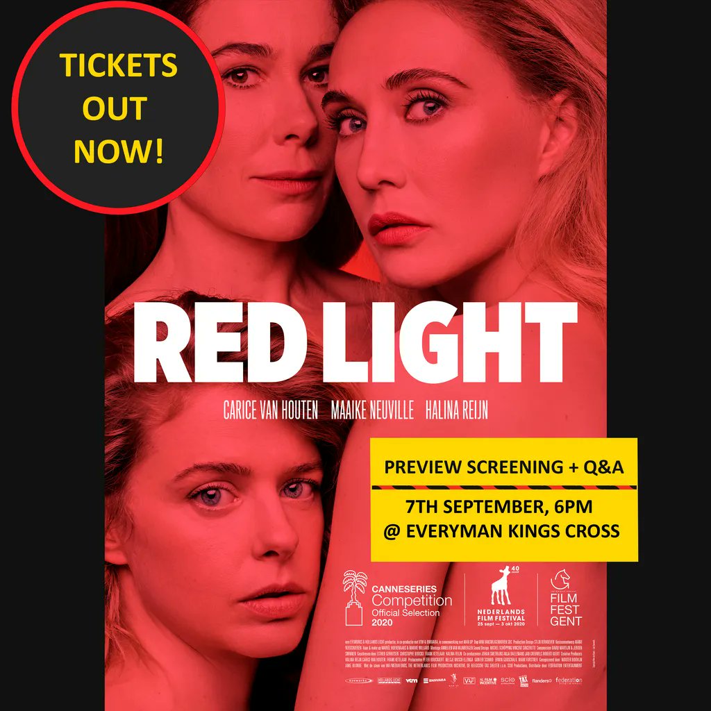 WalterPresents's tweet photo. Join us for an exclusive evening with the stars and co-creators  @caricevhouten (Game of Thrones), @halinareijn (Instinct) and director @WBouvijn (The Twelve) of sensational show #RedLight 🛢️

Tickets for this starlit event are out NOW!!✨ 

Buy now: https://t.co/fDhlRBMpA9 https://t.co/UZNKfj6SQW
