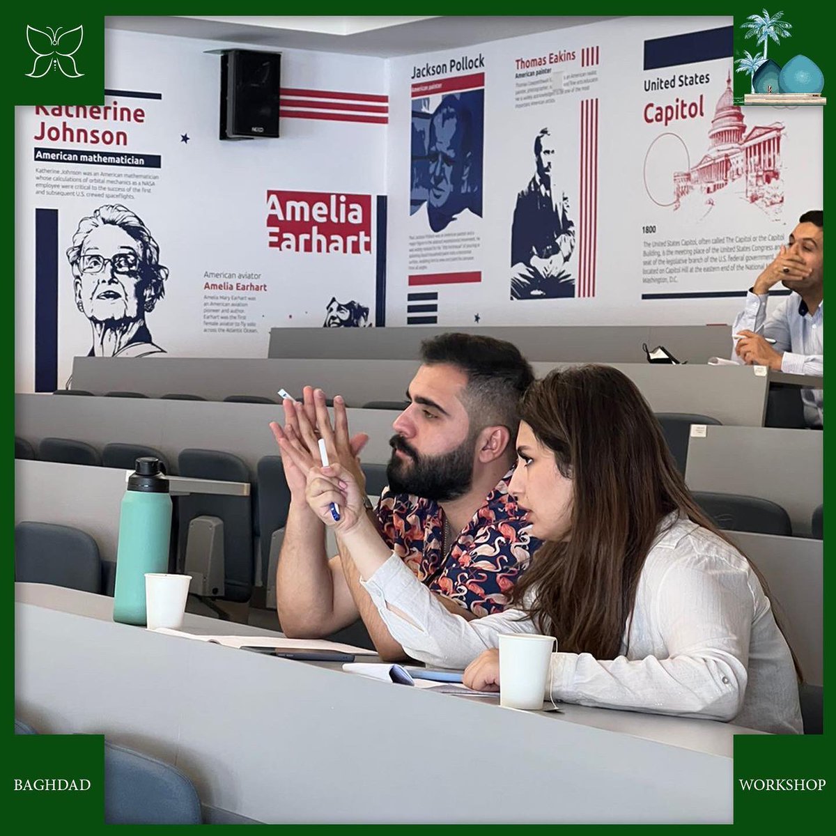 Futurers21's tweet photo. ئۆركشۆپەكان لە بەغداد بەردەوامە 🔥
Workshops are countinuing in Baghdad 🔥
#2050 #futureres https://t.co/AP41F7fTSV