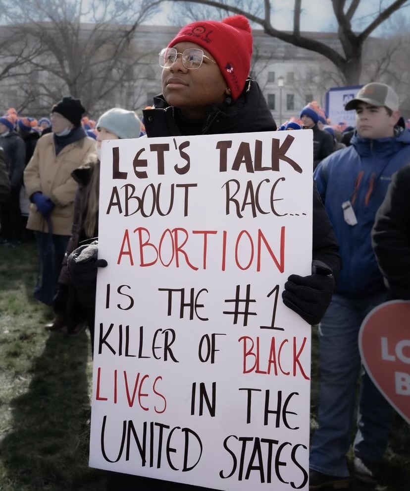 StudentsforLife's tweet photo. The abortion industry is fueled by racism. https://t.co/msaTZyeVWD
