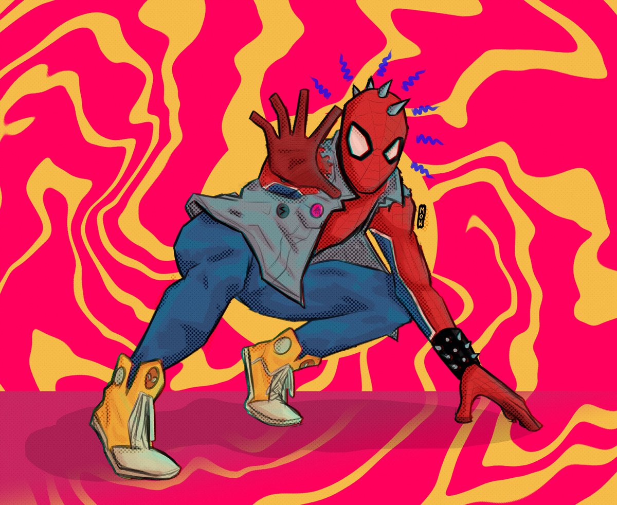 Spider-punk 🤘❤️‍🔥🕷#spiderpunk