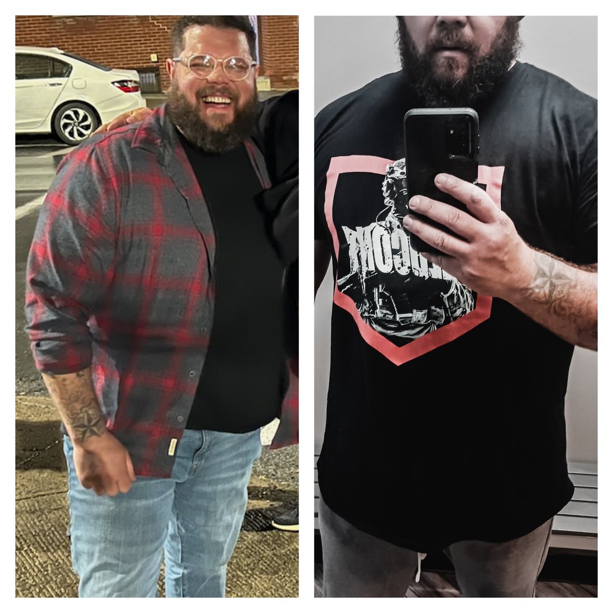 3dHavoc's tweet photo. @sabrinaxoruiz There really isn't but you have to focus on whats more important to you.  I'm starting to shift my content away from gaming into fitnes. The left pic was back in May. Been working super hard the last 4 months and I'm exhausted all the time lol but I'm alot happier https://t.co/EKFcE3gpZl