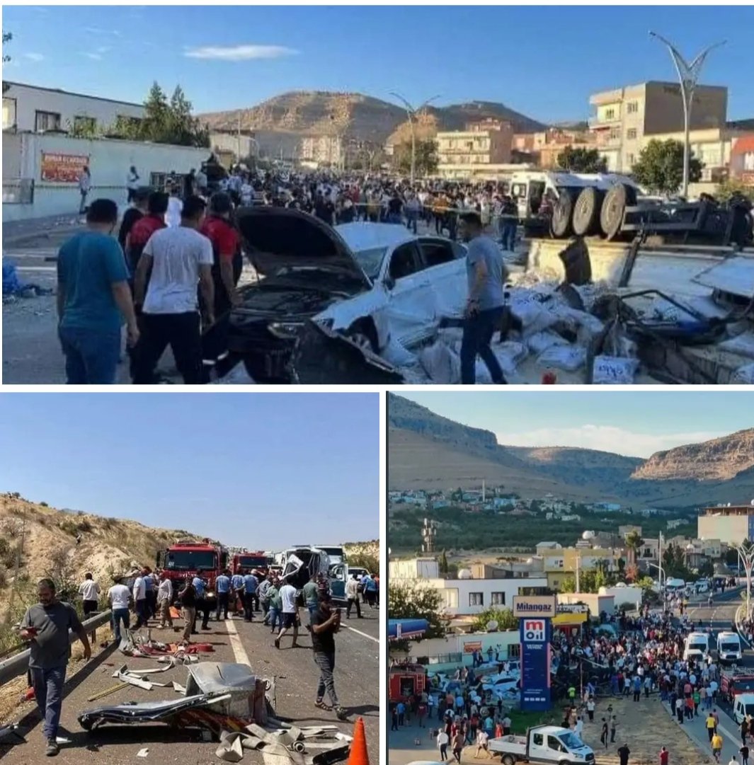 Derik ilçemizde meydana gelen zincirleme trafik kazasında hayatını kaybeden vatandaşlarımıza Allah'tan rahmet kederli ailelerine başsağlığı dileriz, yaralı vatandaşlarımıza acil şifalar diliyoruz. <a href="/alibabacan/">Ali Babacan</a> <a href="/emin_ekmen/">Mehmet Emin Ekmen</a> @mbromioglu <a href="/MardineDeva/">Deva Partisi Mardin İl Başkanlığı</a> <a href="/deva_kad/">Midyat DEVA Partisi Kadın Çalışmaları Başkanlığı</a> <a href="/gencmidyatadeva/">Midyat Sevenleri</a>
