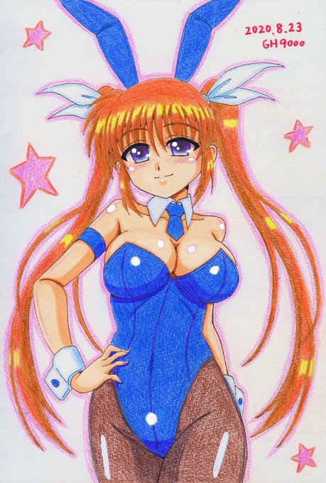 最近は描いてないので過去作から! 
#バニーの日 