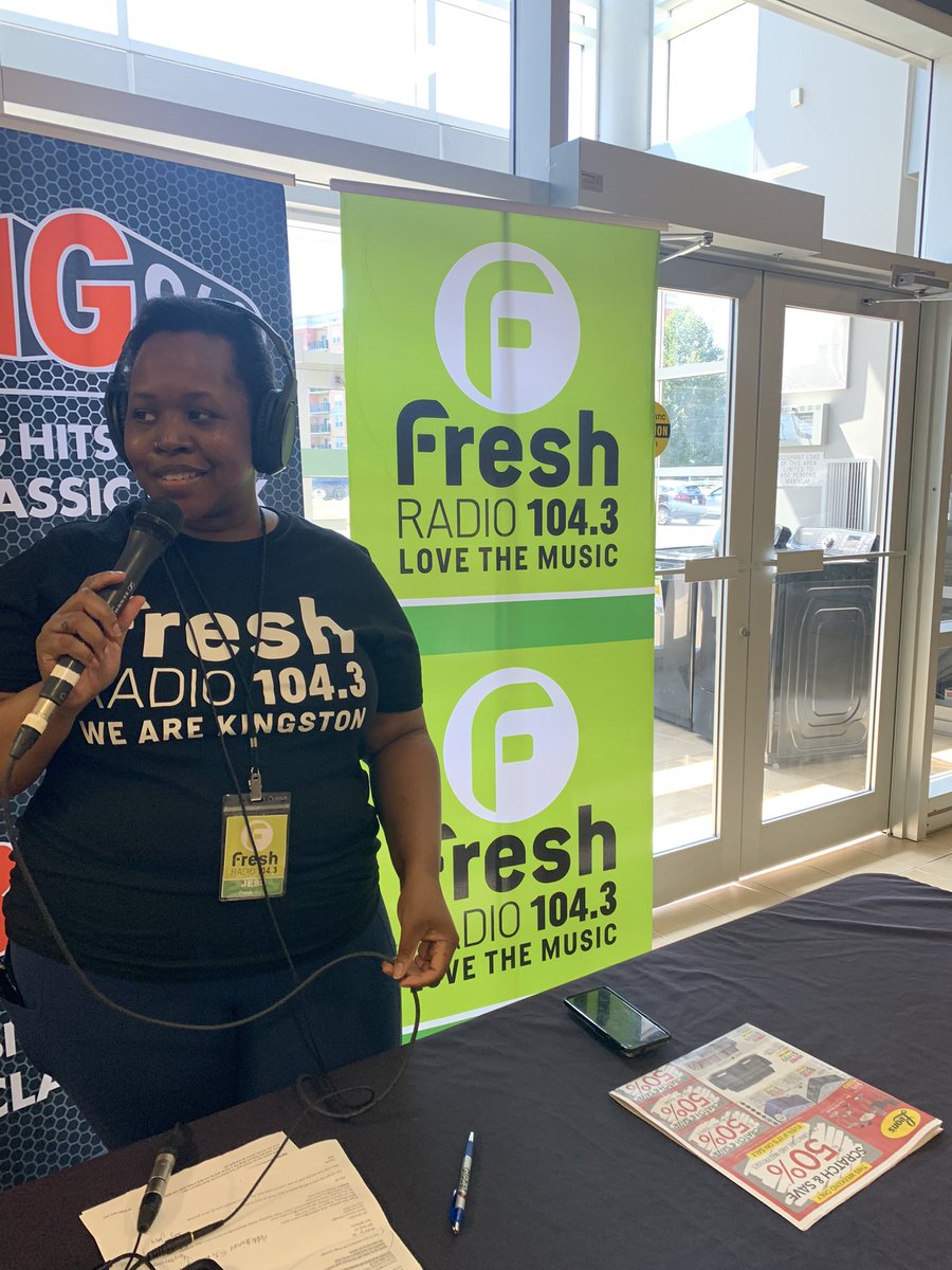 1043FreshRadio's tweet photo. It’s #ScratchandSave at @LeonsFurniture Kingston! 

Use special code word “Jess” at purchase, and get up to 5% off! #ygk https://t.co/LFD5Q5e3Wq