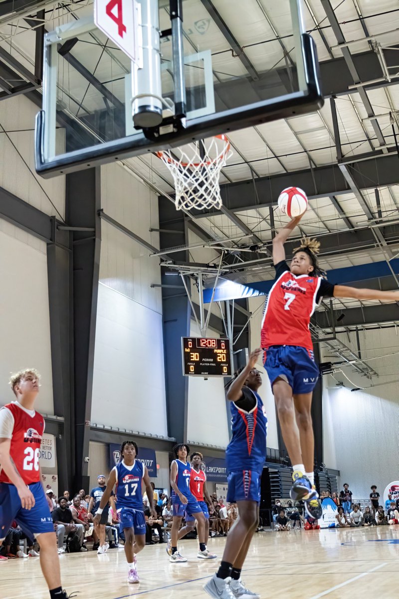 High flying, rim-rattling, backboard shattering dunks everywhere at the U.S. Basketball Games. halftimesports.net