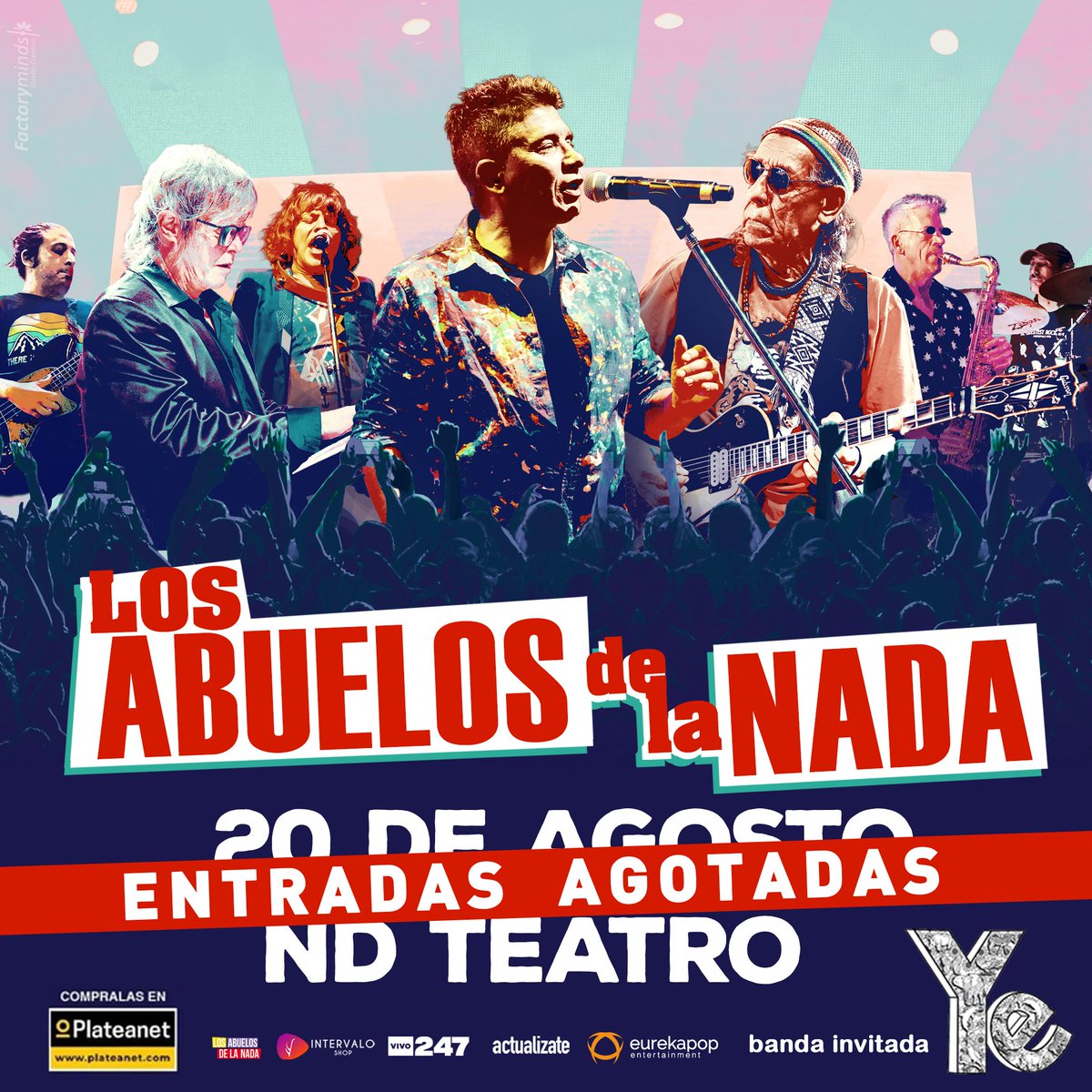 #SOLDOUT 🔉 <a href="/LADLNOFICIAL/">losabuelosdelanada</a> cuelgan cartel de #EntradasAgotadas en su show de esta noche en el <a href="/NdTeatro/">ND TEATRO</a>  de CABA 🤘 👊