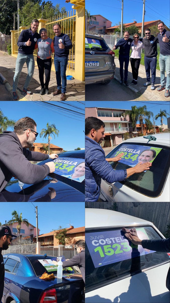 felipecostella's tweet image. Já estamos com o bloco na rua… Hoje foi dia de adesivar alguns carros em Esteio. 💪🏼💪🏼💪🏼@juvircostella