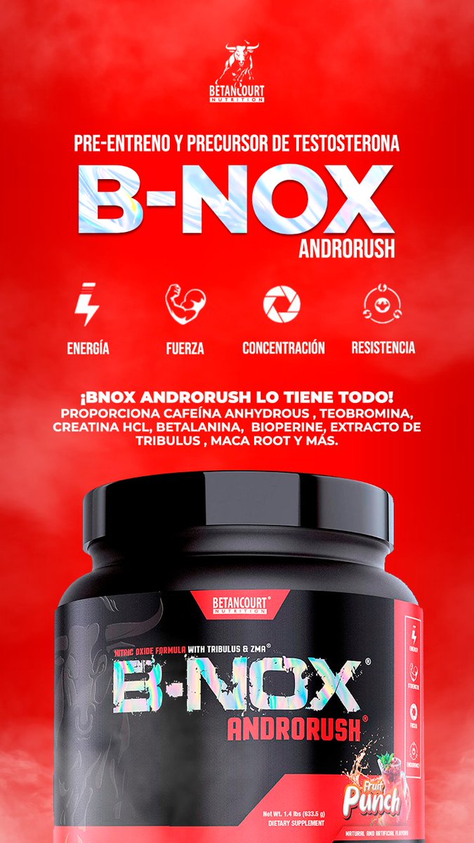 MuscleFitHenrry's tweet photo. Bnox Androrush de Betancourt Nutrition presentan se hace presente al mercado del fitness y culturismo como la nueva fórmula Pre-entreno totalmente distinta a los pre-entrenos comunes que ya se conocen.
👋35 Servicios.
📱952393299 https://t.co/WwDF4uuGAR