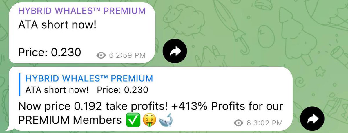 HybridWhales's tweet photo. $ATA Quick Profits for our #PREMIUM Members ✌️✅
Price went from 0.230 (our entry) to 0.182 (then) this is 521% Profits within 35 minutes of price action at 25x leverage.
Join our free TG: https://t.co/AzP7zQfvhg 🚨
#crypto #cryptotrading #trading #ATAUSDT #vipchannel https://t.co/9fYMsWPQiN