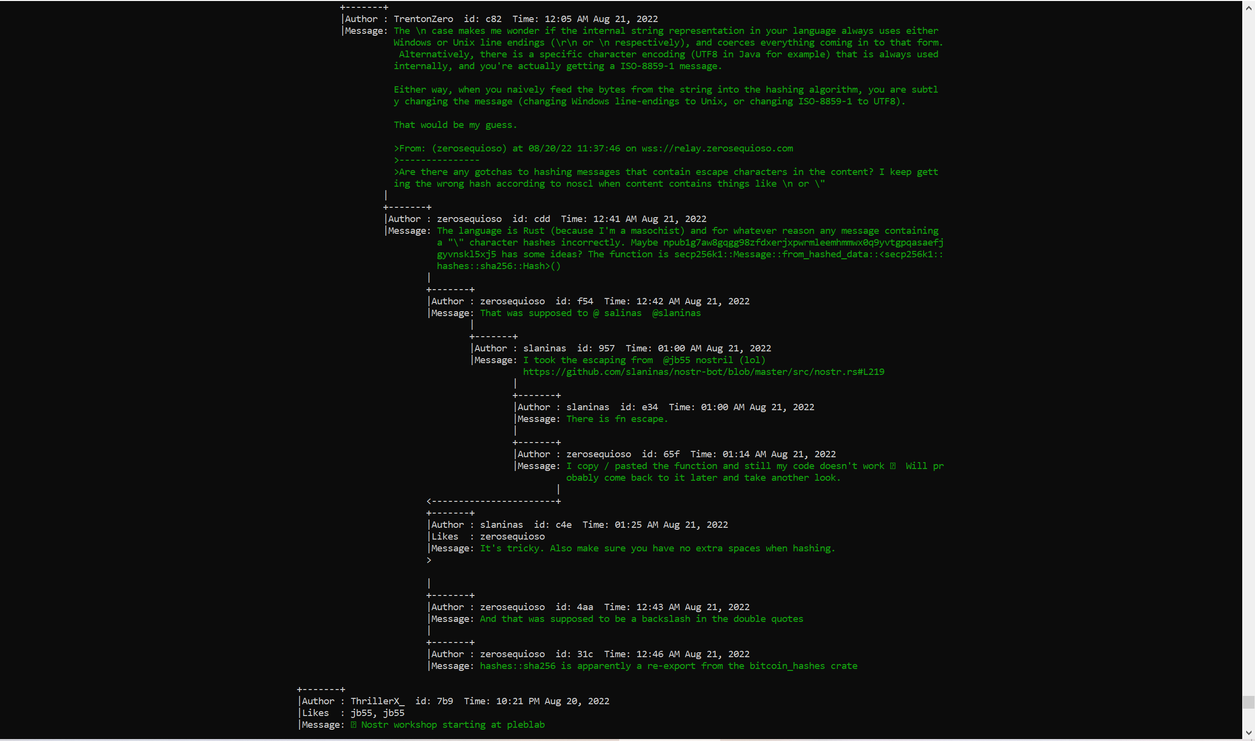 Showing Tree with re-shifting to left
