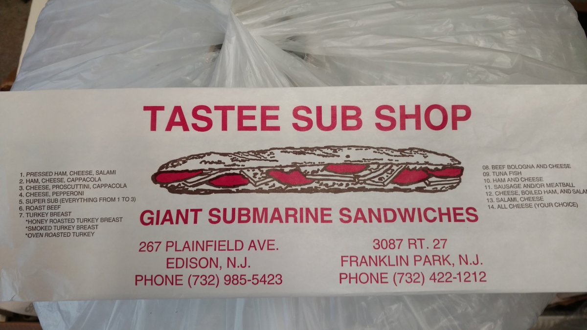 itsec_mjs's tweet image. No trip to Central New Jersey is complete without a good sub. These folks are the best.