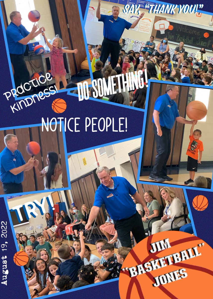 Energetic! Affirming! Inspiring! Motivating! Entertaining! Uplifting! Fun! Engaging! Interactive! Powerful! 🏀<a href="/jimbballjones/">Jim Basketball Jones</a> had teachers and students actively involved, listening and laughing while being spurred on to a high level of kindness and character. @RoyDeShane93 #ccsd93