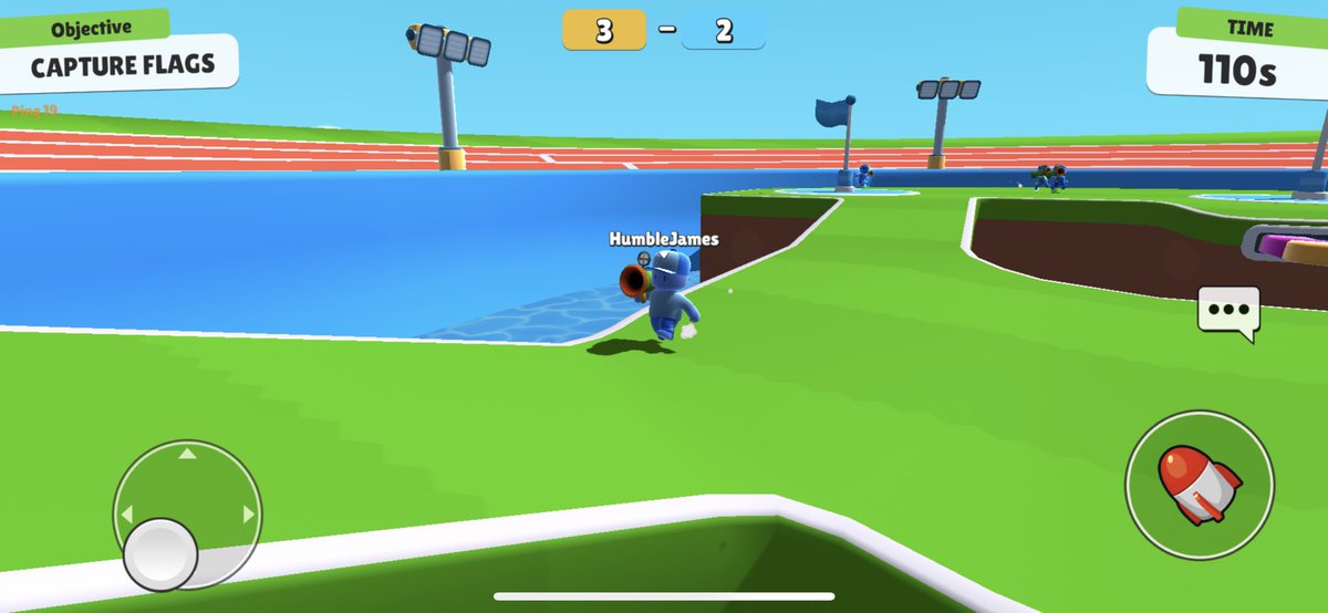 Stumble_James's tweet photo. This game always reminds me of a fun song I heard a while back! 

🎶 I’m blue. not a green stumble guy. not a green stumble guy! not a green stumble guy. 🎶

#stumbleguys #GoodVibes #music https://t.co/MWL3DmaJzF