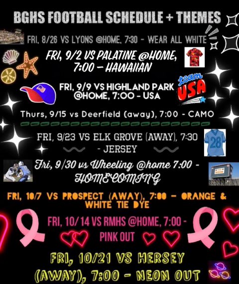 BGHS Blue Crew tweet media