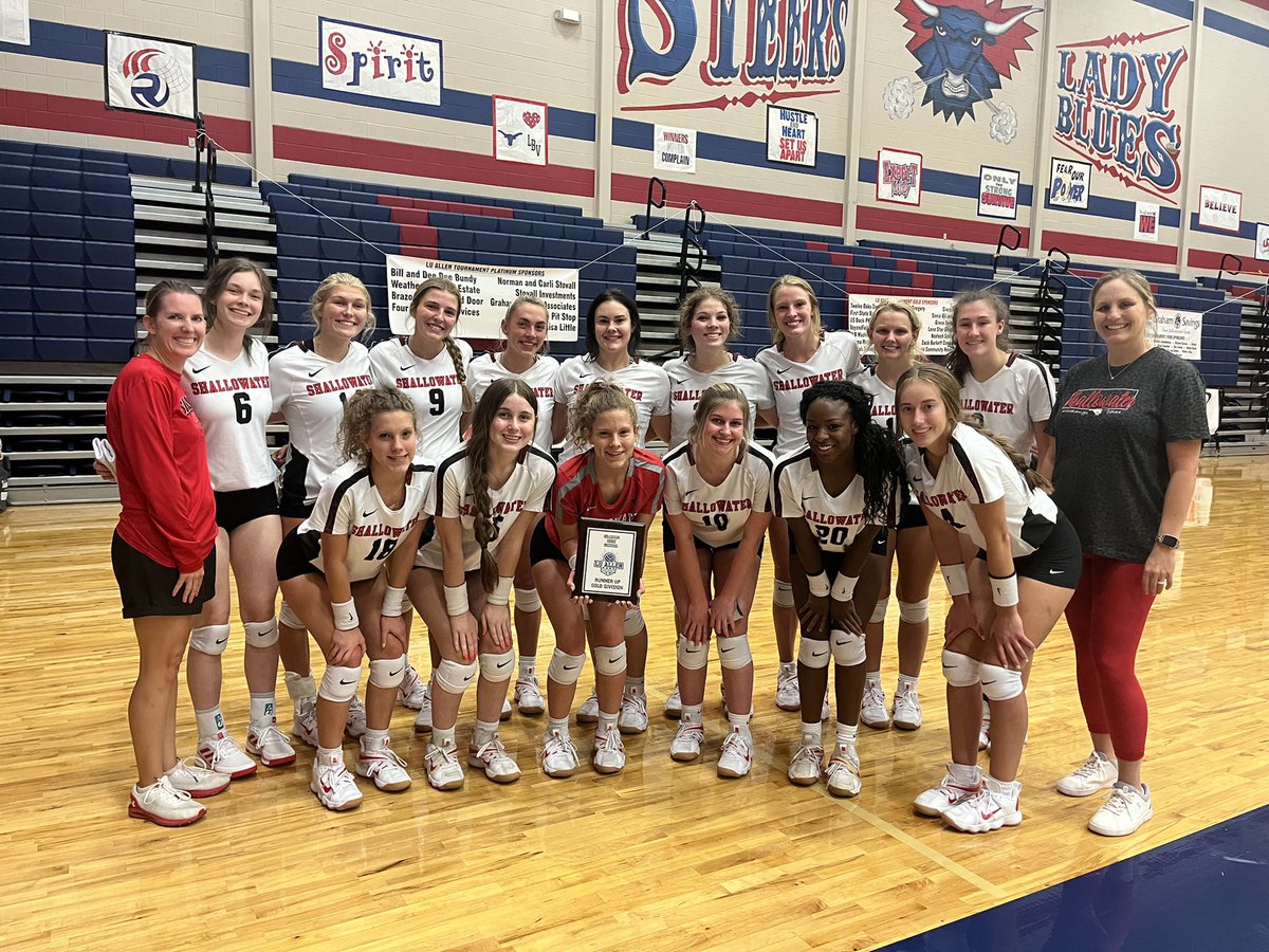 Runner Up of our 2022 Lu Allen Memorial Gold bracket goes to Shallowater. Well played ladies throughout the weekend.  <a href="/shallyvb/">Shallowater vb</a>