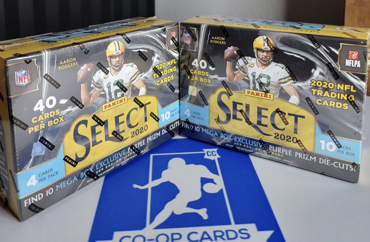 CoOpCardShop's tweet image. 2x Select Megas for sale! (Purple prizm)

$180 each or $350 for both including shipping! 

RTs appreciated! 
@BreakerHQ_ @Hobby_Connect @CardboardEchoes @sports_sell @DailySportcards @24_7SportsCards