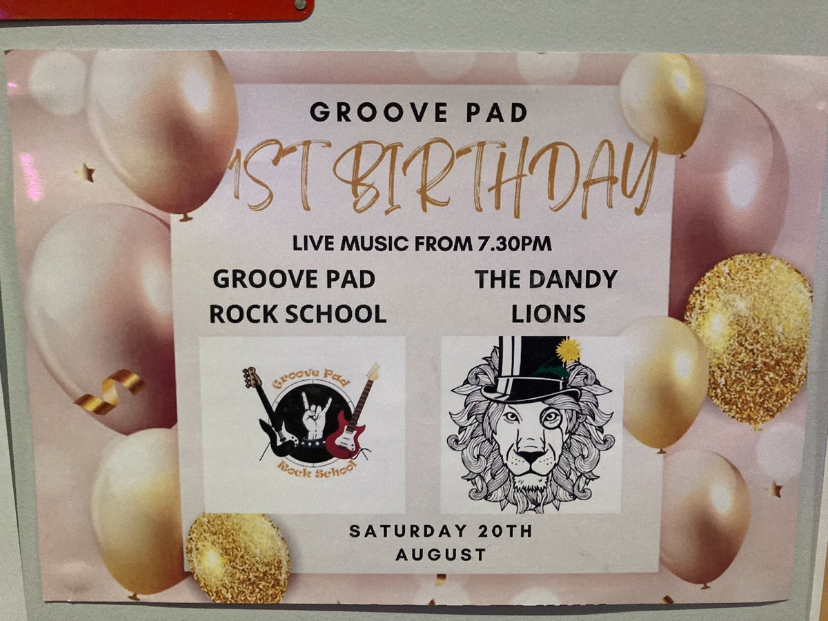 GregMulholland1's tweet photo. Delighted to celebrate #GroovePad #Shipley #Bradford @PadShipley’s 1st birthday tonight! Wonderful place, hats off to Andy, Marie, Debbi, Martin & the whole team! 🎸🎤🎶🎵 https://t.co/mpqTJcpWwG