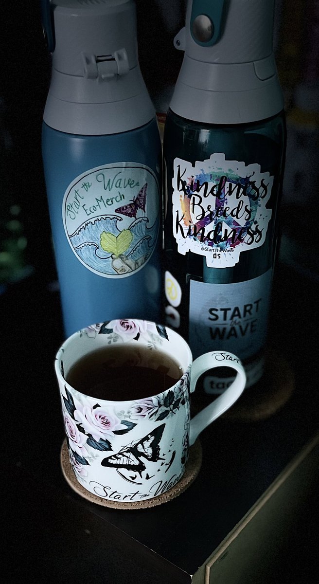 Time for tea in my new #StartTheWave mug I got from @EHConCanada #STWEcoMerch #WynonnaEarp #BringWynonnaHome