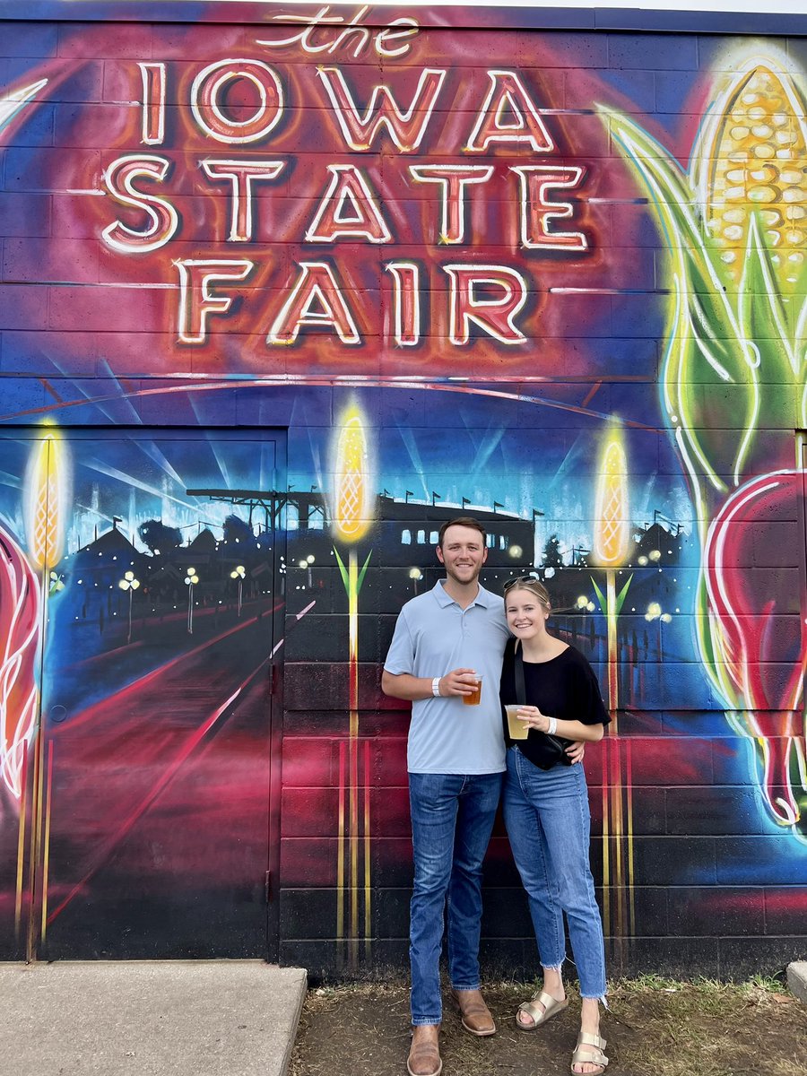 At the @IowaStateFair with every other resident of the state!! #ISFFindYourFun