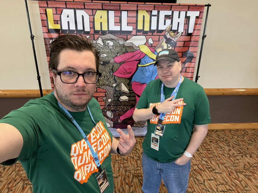 LANallNight's tweet photo. LANLife โข๐ฎ
#quakecon #lanallnight #lanfest #lanparty #pcgamer #batlan #batlanbegins #vr #gaming #llama #lanlife https://t.co/UYrYWLWy7K