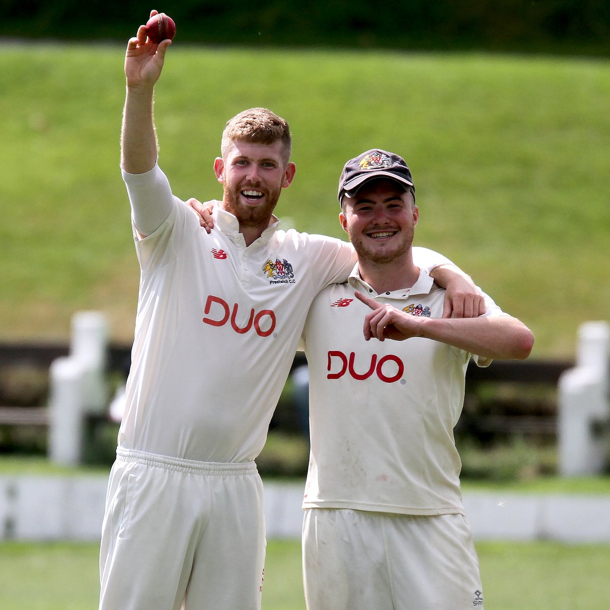 PrestwichSport's tweet photo. ⭐️⭐️⭐️⭐️⭐️

5 wickets each for Bailey and Maddock as 𝗣𝗿𝗲𝘀𝘁𝘄𝗶𝗰𝗵 𝟭𝗫𝗜 recorded a comprehensive 10 wicket win over Astley &amp; Tyldesley at Heys Road. 

Astley &amp; Tyldesley 83ao (Bailey 5-26, Maddock 5-56); Prestwich 86-0 (Wharmby 49*) https://t.co/SO9VMNxQ7U