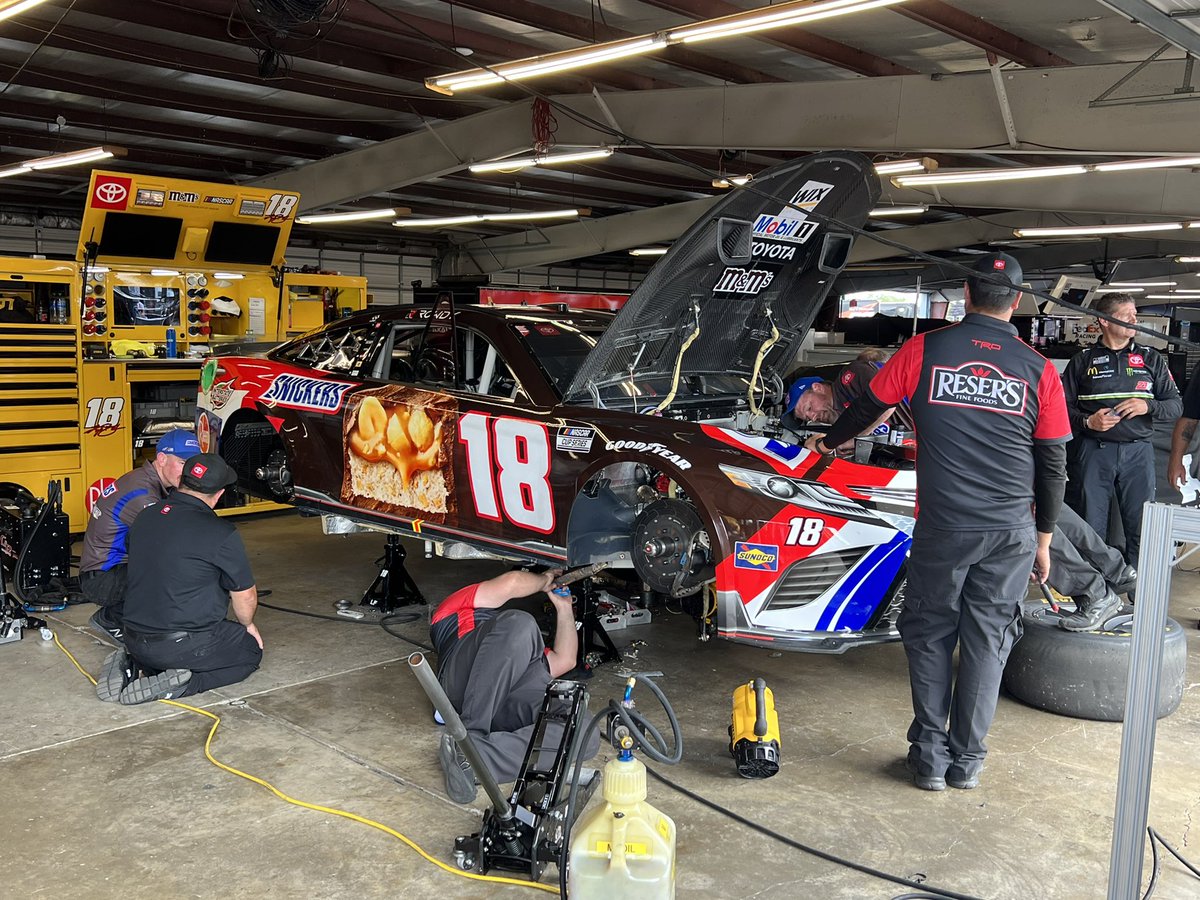 Dustin Long on Twitter "NASCAR … Cars of teammates Christopher Bell