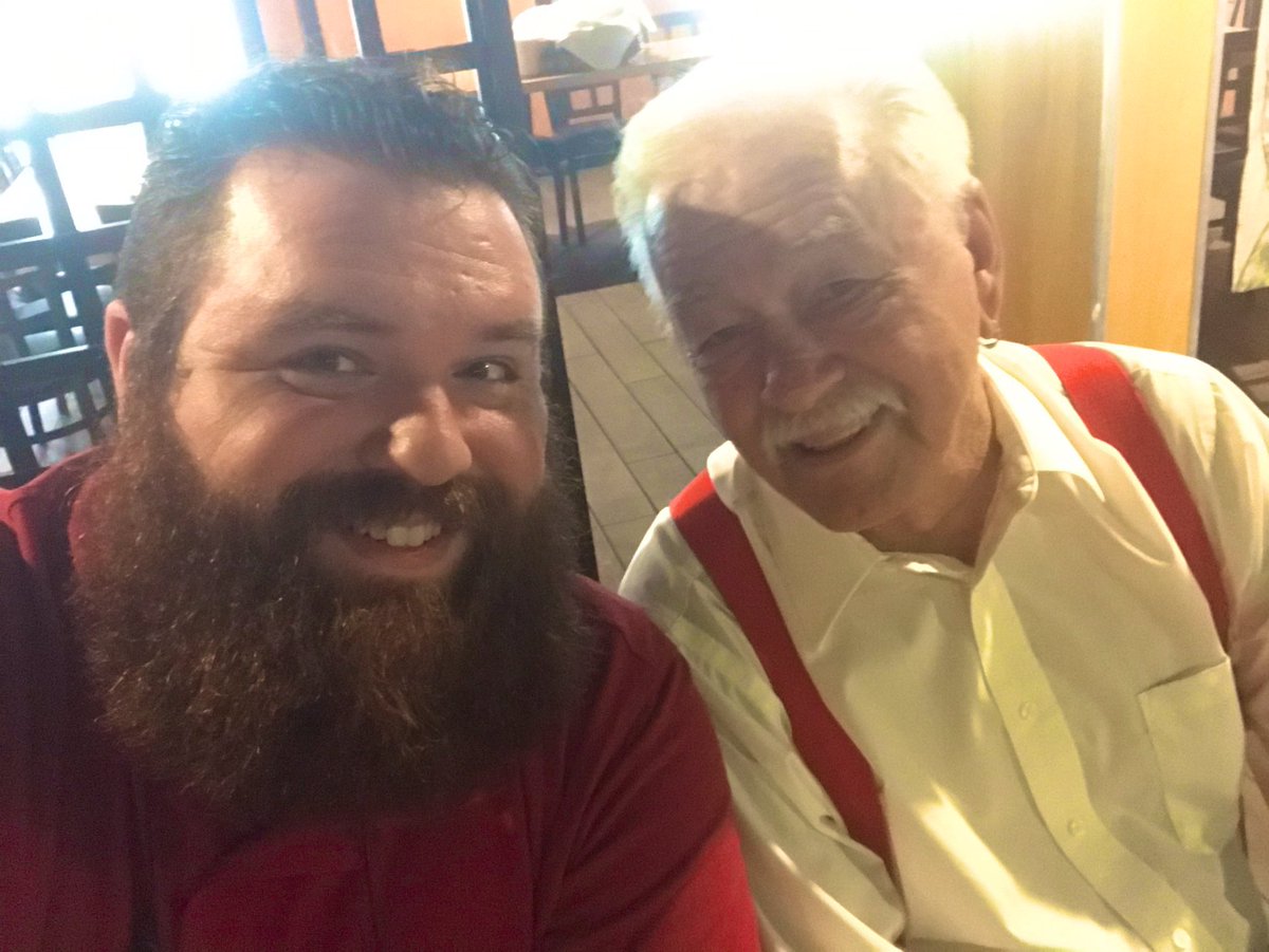 Hey, I apologize if I seem off for the next few days. My grandfather just passed away peacefully this afternoon. He was a stubborn man who loved his family, cooking , singing and playing golf. I’ll miss him dearly.