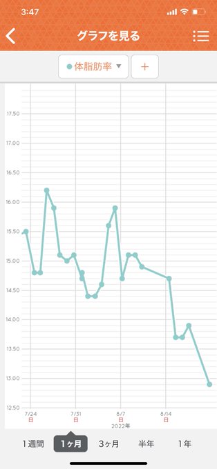 週一チートの基本ローファット+1日アンダーカロリー、ねこて〜にめっちゃ合ってる感じある 