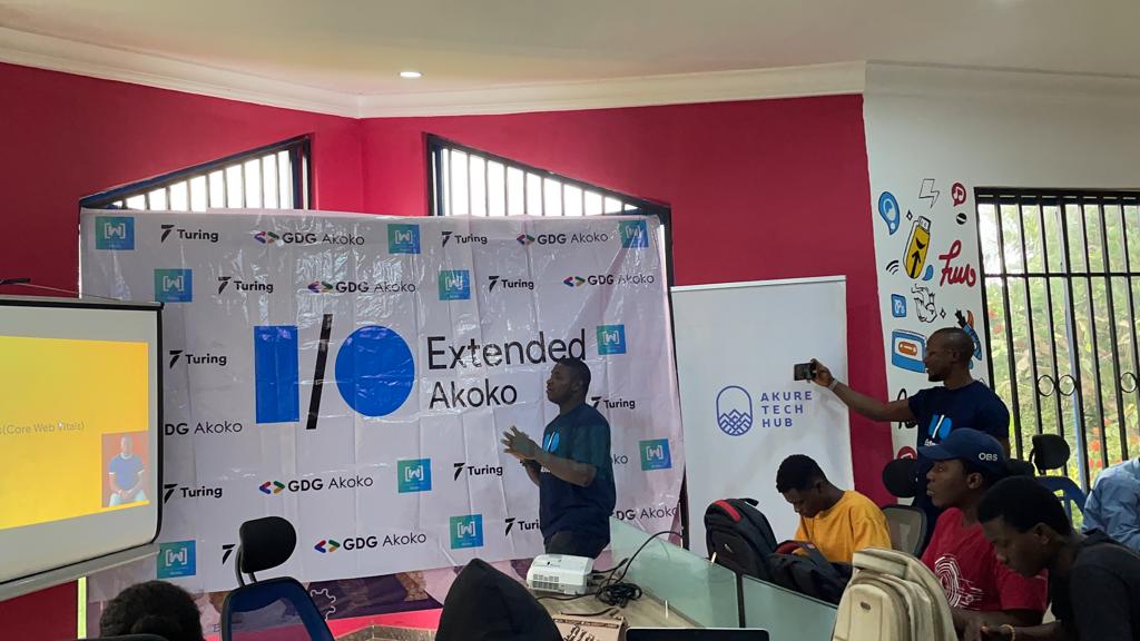 nightworkerjs's tweet photo. It was an amazing time today with #IOExtended2022. Super excited about hosting the #ioextended22. All thanks to @AkureTechHub https://t.co/7dtLvmRHdB
