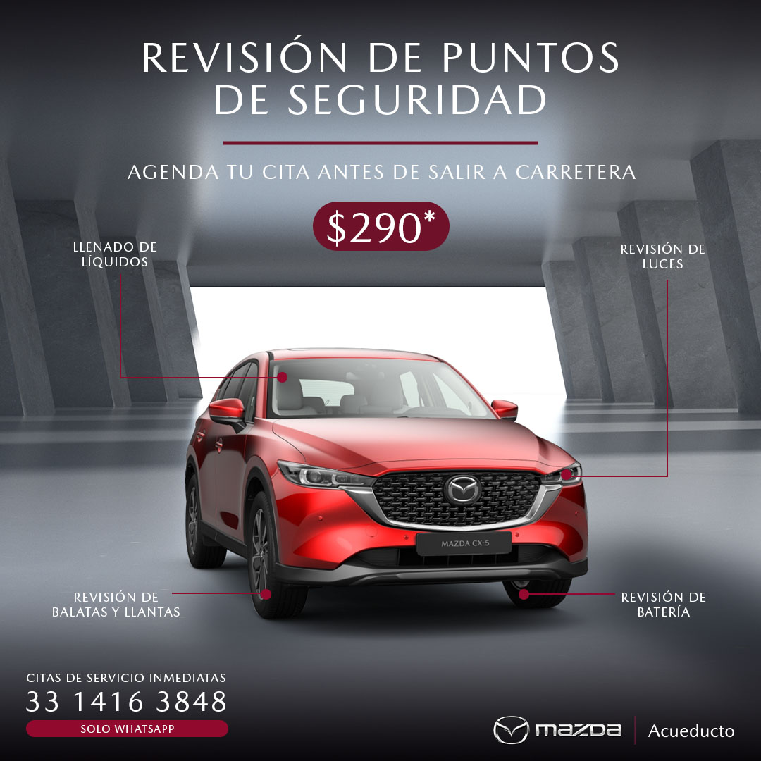 MazdaAcueducto's tweet photo. ¿Vas a salir a carretera? Te recomendamos por seguridad, asistas a revisión de tu vehículo.
Cita servicio Agenda tu servicio https://t.co/UmLLQc4scc
#Mazda #MazdaAcueducto #FanMazda #FeelAlive https://t.co/0wdBH95dzF