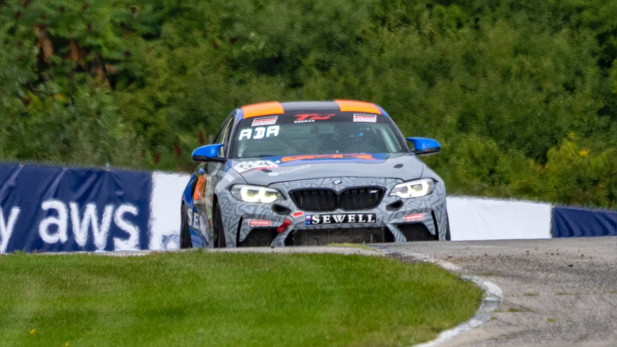 BMWMotorsport's tweet photo. Top-7-lockout for the BMW M2 CS Racing in @tc_america race one at @roadamerica!

@JacobRuudRacing wins at his home round (sixth win of the season), P2 for Lucas Catania and P3 for Garrett Adams.

Images: TC America / SRO https://t.co/90hVgvof1P