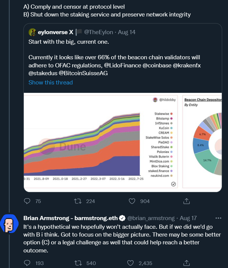 nooq___'s tweet photo. The centralization is now as clear as day. BTC maxis are definitely winning.
https://t.co/YDBTzxRUSn https://t.co/hWQsDjoQdj