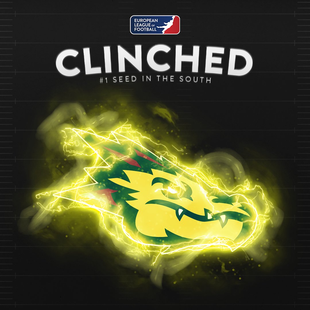 The @Dragons_BCN  are the first team to clinch a playoff spot as they win the Southern Conference. 🐲