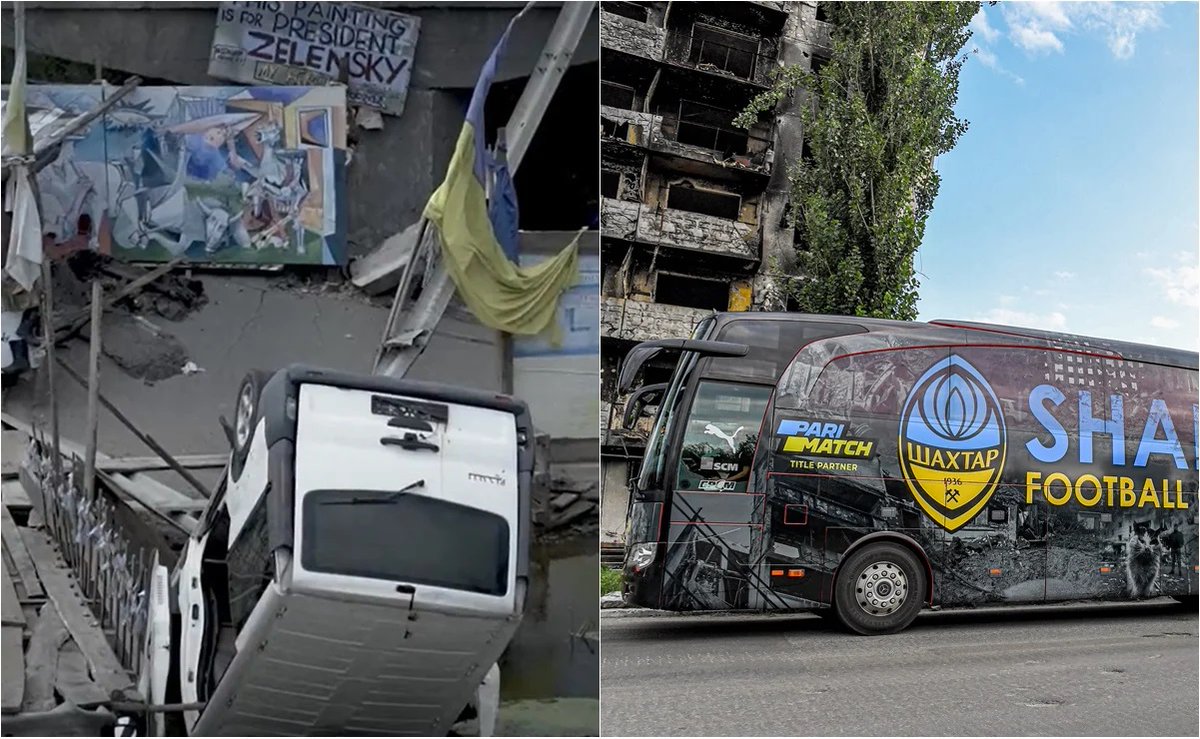 cadena_deportes's tweet photo. #Deportes | #Ucrania

VIDEO: El equipo ucraniano que presentó su autobús anti bombas.

La guerra entre Rusia y Ucrania continúa provocando serios daños en varias localidades.

Conoce más ➡ https://t.co/XsWhP5lyKm https://t.co/vKuT9N831o
