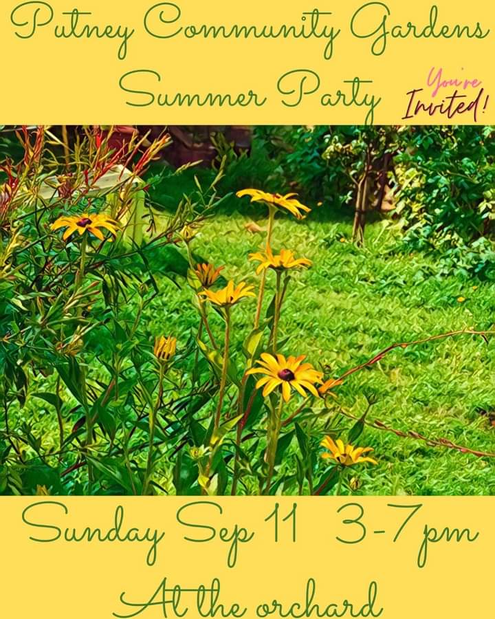PutneyCommunity's tweet image. Join Putney Community Gardeners on Sunday 11th Sept , 3-7pm for a summer party at the Orchard, the corner of Carslake Road &amp;amp; Tildesley Road on the Ashburton Estate. There’ll be food, music, activities and just good summer vibes #putney #Westputney
