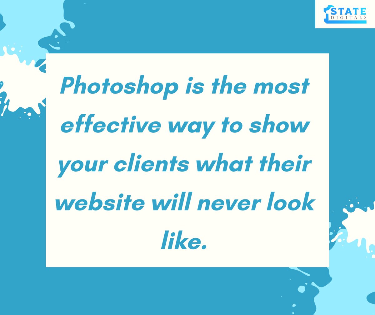 1state_digitals's tweet photo. #Photoshop is the most effective way to show your clients what their #website will never look like. Need a website for your #business? come visit our website for free suggestions https://t.co/4vb6AwpDG3
#Arsenal #Caturday  #BOUARS #GabrielJesus #seo #wordpress #ui #uidesign #uiux https://t.co/ayv2kF4B4r