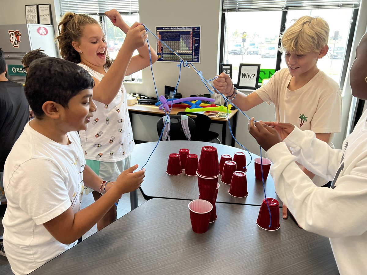 SimmonsScience's tweet photo. Red Cup Science Challenge https://t.co/akeRU2o7SV