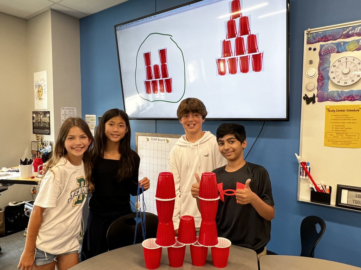 SimmonsScience's tweet photo. Red Cup Science Challenge https://t.co/akeRU2o7SV