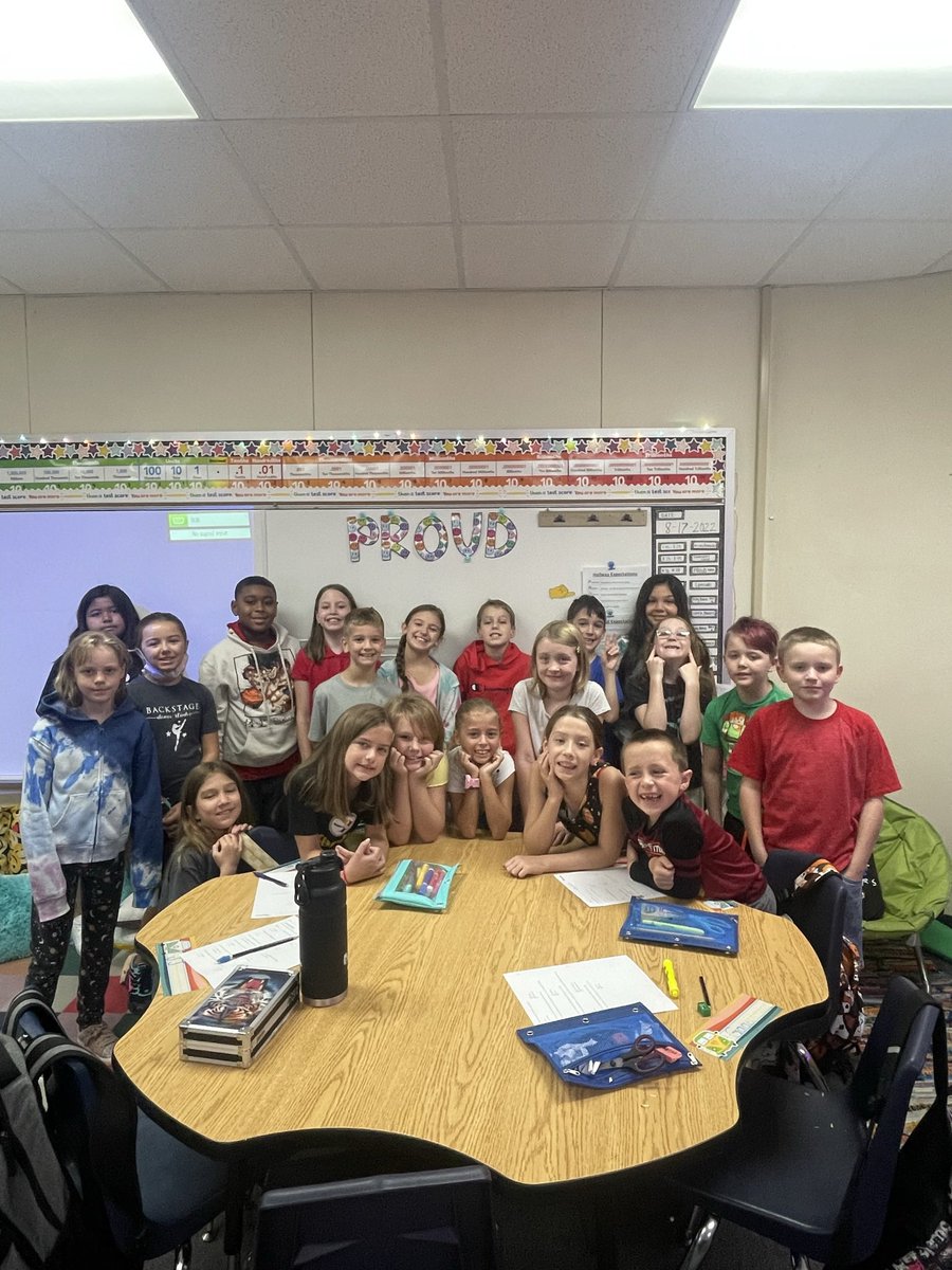 taymclendon22's tweet photo. My 4th graders take earning their PROUD letters for attendance very seriously!!! 💜🐾 Every day that we meet our attendence goal of 94% students here, they earn a letter and once we spell PROUD they earn a reward! #ParmleyProud #ichooseWillis https://t.co/uRrKHLKEOU
