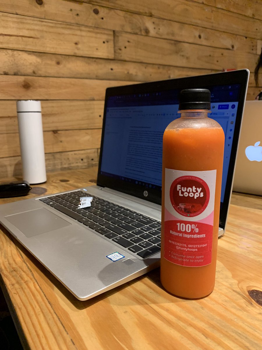 The best carrot juice evuur! 🥰🥰

You can order for yours from instagram.com/funtyloops?igs…

Thank me later😉