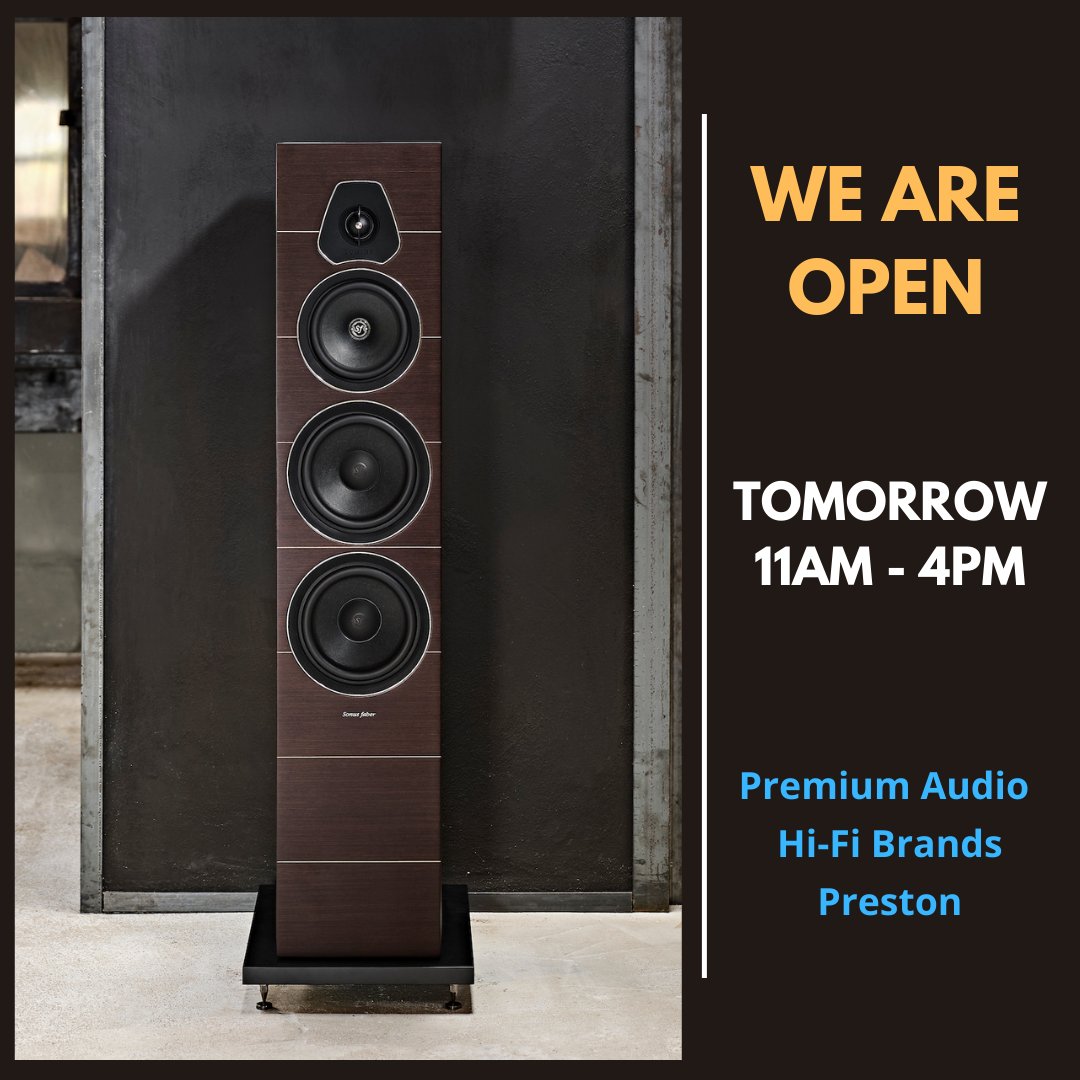 vinylgrooveaud's tweet photo. Our #preston showroom is open tomorrow #sunday 11:00am-4:00pm for the #bestadvice &amp; #premiumaudio &amp; #hifi system demos

https://t.co/I0DkF7lvpl
 
#regaresearch #hanacartridges #naimaudio
#chordaudio #chordcables #hegel #mcintoshlabs #sonusfaber #bluesoundhifi #innuos #sonos https://t.co/w1AJZGjomq