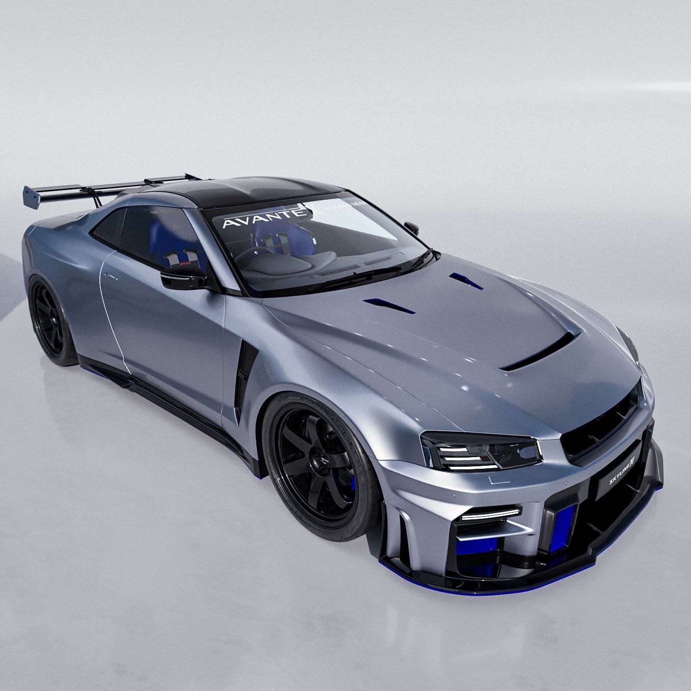 R36 Nissan Skyline GT-R design concept by Roman Miah and Avante