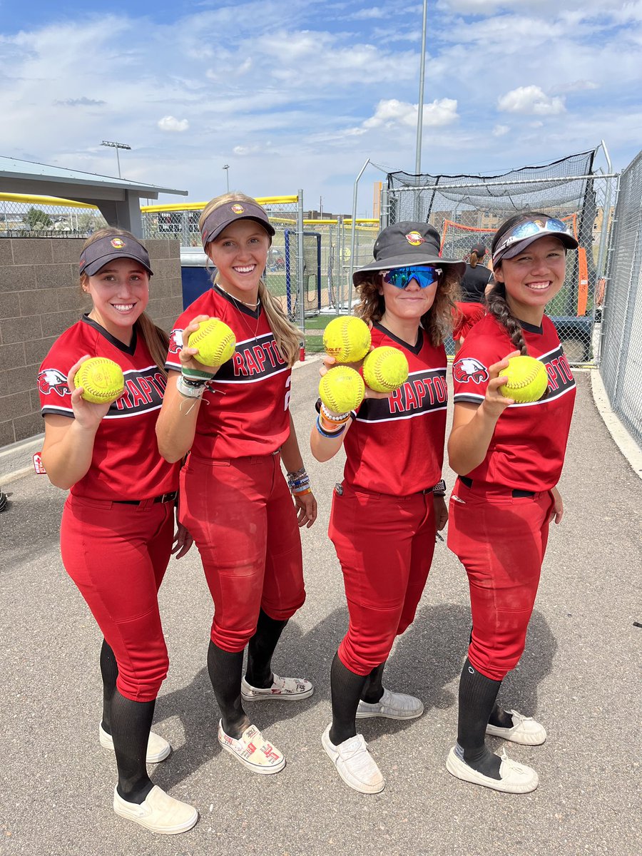 Another win for the Raptors. 6 home runs on the game, 3 of those by senior Maddie Demoss and her first intentional walk. Keep it up Raptors!