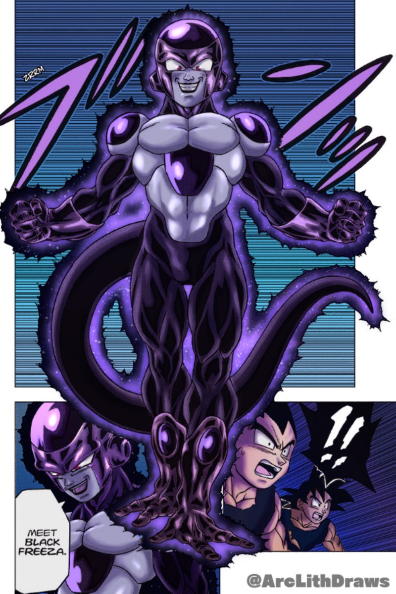 Black Frieza manga coloring + alt colors below