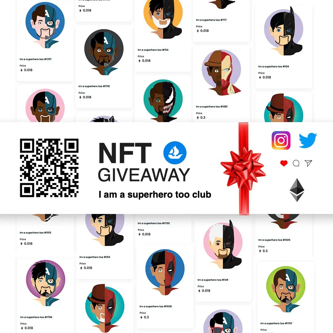ImSuperheroToo's tweet photo. NFT giveaway
Only three steps to win your favourite  NFT 
S01 - Follow Insta &amp; Tw
S02- Like, share/RT our post
S03- DM us your fav superhero
#nfts #nft #nftcommunity #nftcollector #nftartist #Crypto #cryptoart  #nftcollectors  #NFTGiveaways #Giveaway #SheHulk #SMTOWNLIVE2022 https://t.co/j3KKHmhiDB