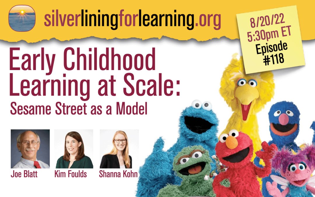 EcnuE's tweet image. Are you ready to watch the #silverliningforlearning Episode 118 with us? 
Learn more: silverliningforlearning.org/episode-118-ea…