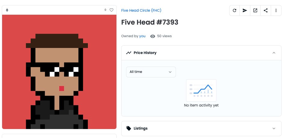 FiveHeadCircle's tweet photo. It had to be #Ruppsten for him 💋⭕️
You can now join a faction at https://t.co/R4IDu9TRmk or directly on Etherscan writing to the smart contract.
#fiveheadfollowfivehead https://t.co/Ao5ZWMts4y