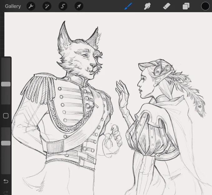 of Course im drawing the tender rue hob moment #ACoFaF 