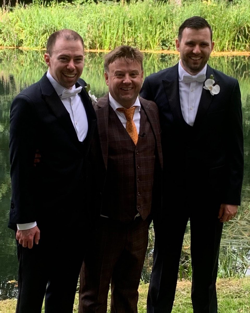 DaraghDoyle's tweet photo. Four years in the Planning, third date due to Covid. Thrilled for Stephen &amp; Eoin that they finally get to have their big day at the Lyrath Kilkenny today. It’s been a fun journey of planning with my longest clients ❤️🌈👬 https://t.co/pOhrndZn4f